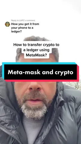 Replying to @LUFC how to transfer your crypto from your phone onto a ledger you need to download meta-mask on a PC and connect the ledger #endthestruggle #crypto #ledger #metamask 