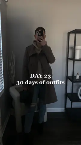 Love pretty coats but I’m ready for spring #getdressedwithme #grwm#OOTD #30daysofoutfits #trenchcoat 