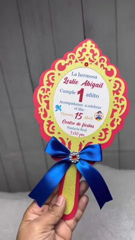 Snow White invitation #snowwhite #invitation #blancanieves #invitaciones #parati #fy #fyp #foryoupage #siguiendo #handmade #birthday #custom #customparty 