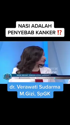 BENERAN INI ⁉️ Dengarkan penjelasan dokter sampai selesai ya ‼️ #nasi #kanker #dietnasi #vco #divvnature 