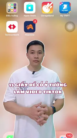 15 giây để sáng tạo ra nội dung làm video #xuhuong #LearnOnTikTok #kinhdoanhonline 