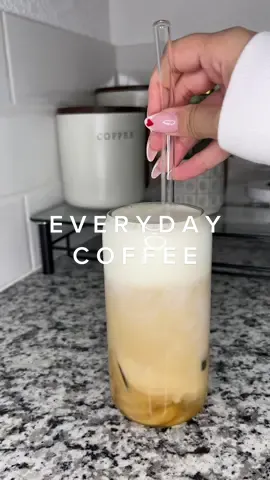 My daily coffee ☕️ #fyp #foryoupage #coffeetiktok #coffeestationdecor #aesthetic #satisfying #kitchen #coffeecorner #coffeetok 