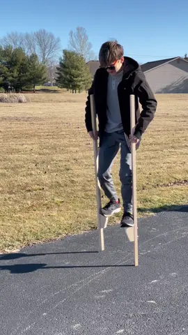 Stilts! They’re all the rage. #stilts #stiltwalker #stiltchallenge #stiltstiktok #stiltspirit 