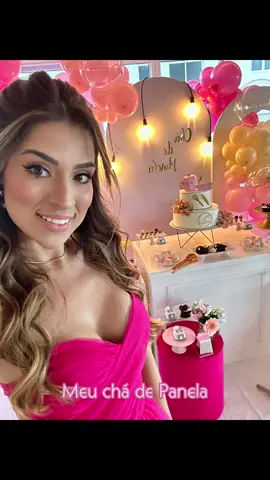 Detalhes do meu chá de panela, um dia lindo, cor de rosa, preparado com muito carinho para minhas convidadas mais lindas! Quem quer ver os presentes que ganhamos ? 😍💗💗#chadepanela #bride 
