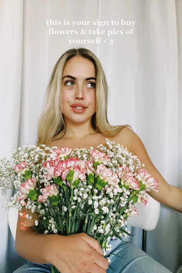 best kind of self care #fyp #foryou #foryoupage #photoshoot #flowers #traderjoes #SelfCare #selflove 