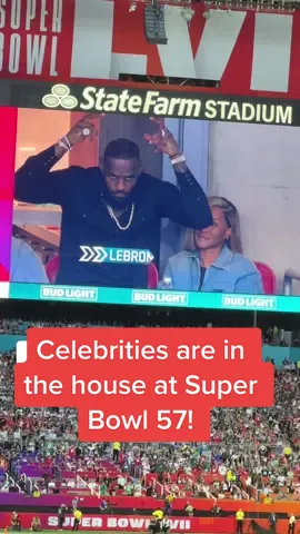 #LebronJames crowned himself, #KevinHart did his best #FlyEaglesFly… the #Celebrities are everywhere at #SuperBowl 57! #fyp #foryou 