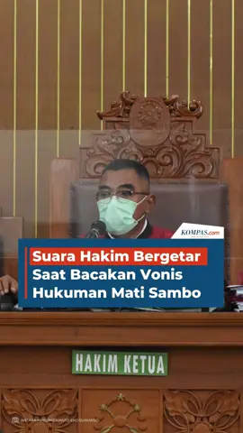 Suara hakim sampai bergetar guys. * #ferdysambo #hakim #brigadirj #brigadiryosua #fyp #idbreakingnews #tiktokberitaterkini