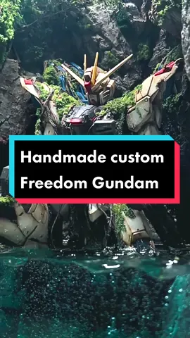 Handmade custom Freedom Gundam scene is here, you can find the link in my store🎁🎁#Gundam #Gunpla #Mecha #Takaramodel #ForYou #Gift #handmade 