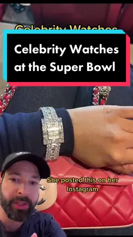Which watches were celebrities wearing on their wrist at the Super Bowl? #rihanna #jayz #rickross #floydmayweather #gordonramsay #cardib #patekphilippe #jacobandco #audemarspiguet #rolex #paulmccartney #richardmille #greenscreen 