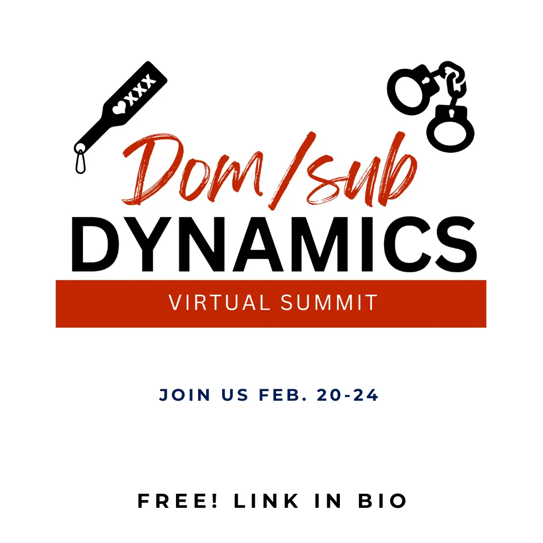 Today's the day! My presentation for the Dom/sub Dynamics Virtual Summit kicks off today and I am SO excited!⁣ ⁣ Today you're going to learn about Communication, how many of us are good at it? ⁣ It's going to be so good!⁣ ⁣ If you haven't grabbed your free ticket, there's still time! Click the link ABOVEand join me today!⁣ ⁣ (Presentations stay up for 24 hours, so don't worry if you see this a little late 😉)⁣ #growth #knowledge #support #ds #dom #sub #trauma #kink #education #free