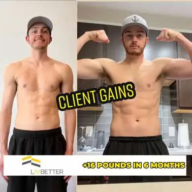 I love it when my clients follow their workout plans and achieve their fitness goals.  Ryan wanted to put on muscle and he did just that. He gained 16 plus pounds of muscle in just 6 short months. He followed the program, put in consistent work, and the gains are evident. Clients like this make my job easy, as they do all the hard work, but provide proof that that the system works.  If you’re a busy dad (or adult) looking to get in shape and create a healthy lifestyle for you and your family, I got you.  I give you everything that you need to be successful.  1️⃣ Custom workout plans 2️⃣ Individualized meal plans 3️⃣ Progress tracking together 4️⃣ 24/7 communication & support #onlinefitnesstraining #fitnessonlinecoaching #fitnesstransformationjourney #fitover30 #fitnessdad @realhaugy 