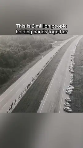 It was an important step on the way to Independence and two years later the three Baltic countries were finally free from Soviet occupation. #history #baltics #coldwar #freedom #latvia #lithuania #estonia #protest