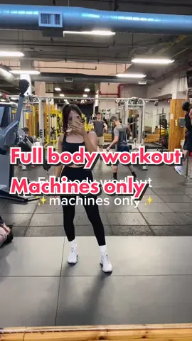Switched it up to a machine only workout and loved the mix up #fullbodyworkout #gym #workout #fitnessmotivation #gymlover #fitwomen #fitfam #GymTok #nyc #absworkout #fitfam #healthylifestyle #personaltrainer