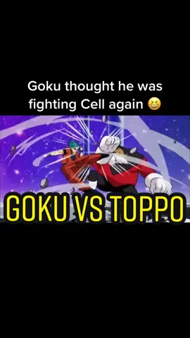 Goku beating Toppo #goku #kamehameha #dragonballsuper #anime #animefightscenes #dbsuper #dbsedit 