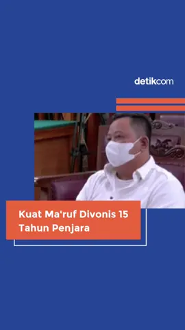 Vonis lebih berat daripada tuntutan jaksa 8 tahun penjara. #kuatmaruf 
