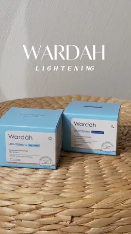 Everyone's Favorite! Day & Night cream Lightening series ✨#fyp #fypシ #wardahlightening #lighteningwardahseries 
