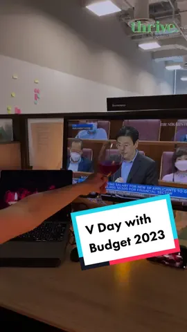 There's no deficit in my love for Budget.  Tag someone you know who has a date with work today. #SGBudget2023 #vday #valentines #Love #tiktoksg 