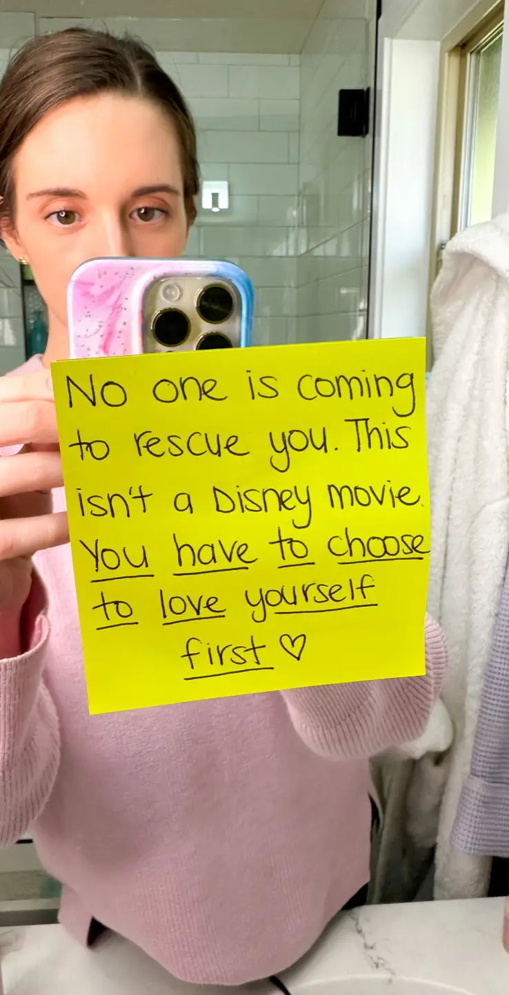 If this showed up on your FYP… you need to hear this 🫠❤️ What I wish I would have really known and believed in my teens and 20's. I wish I would have spent more time building myself up instead of telling myself what I was doing wrong or what I needed to do better.  How you speak to yourself matters and those little critiques that seem harmless- really do stack up. They can also cut deep. When you find your person they will call you when they say they will call. It will be easy. But it will be even easier if you love yourself first. If you know your worth and you spend time with someone who really deserves to take up your time. Talk to yourself like you would talk to someone who you love dearly. Those are the words that need to fill your head. Be kind to yourself. Valentines day is about love and friendship. I'm celebrating all love today and continuing to love myself -- I hope you do too! I love you- in case you haven't heard that today! #selflove #loveyourself #HealingJourney #selflove 