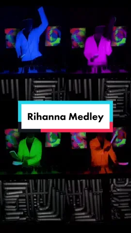 Medley time! Can you name all four @rihanna songs?? 😎 #rimbatubes #rihanna #blacklight #SuperBowl #halftimeshow #dancewithturbotax 