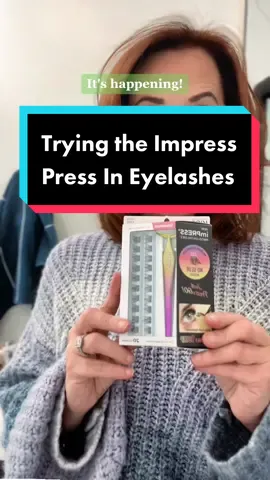 When I saw @honestlyelizabeth talking about these #pressonlashes by @impressmanicure I was sooooooo excited. But, I STILL CAN’T DO IT! 😫 #eyelashfail😂 #eyelashapplication #falseeyelashfail #makeupover50 #over50makeup #makeupreview #makeuptip #makeuptipsandtricks #genxwomen  #womenover50 #over50women @powerandpixiedust 