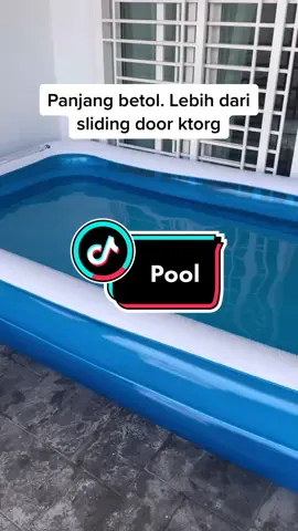 Puas hati pool 3m ni. Besar panjang. Murah pulak. 😍. 