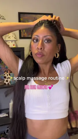 my scalp massage routine for major hair growth/ stimulation 🤩 add a couple drops of oil on scalp(I use Mielle rosemary) if you don’t have a massager you can use your hands but a massager makes all the difference and it’s so relaxing! #hairgrowthtips #mielleorganics #scalpmassage #tailbonelength 