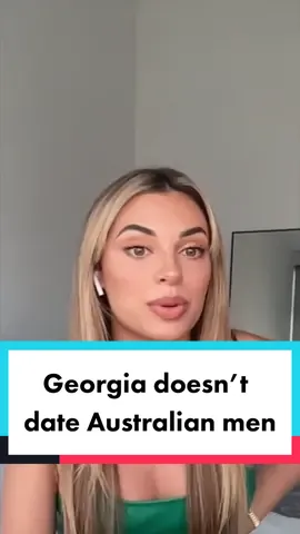 Aussie men aren’t doing it right now for Georgia.. but will that change 👀 