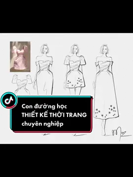 Học thiết kế thời trang chuyên nghiệp cho các bạn mới tìm hiểu #fashionillustration #vethoitrang #LearnOnTikTok #YeuNgheThuat #genzsangtao #nguyentuyetmai #thietkethoitrang 