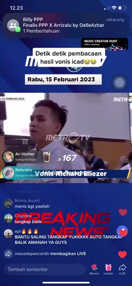 Sumpah gua nangis nonton ini sendiri di kantor 😭😭 #richardeliezer km harus bisa Jd lebih baik jangan takut melawan demi kebenaran
