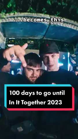 100 days to go until In It Together 2023 🚀 🎉 who's joining us on the farm?! #welshfestival #fyp #jamesbaymusic #annemarie #musicfestivals #thekooks #southwales #thevamps #jakebugg 