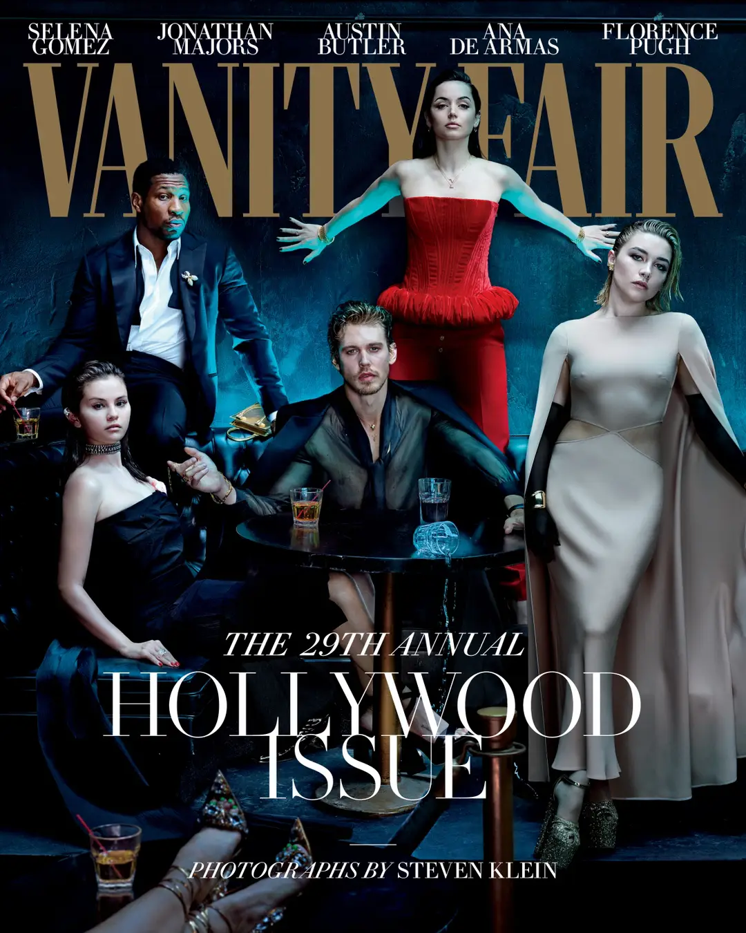 Welcome to the after-party. Presenting VF’s 29th annual Hollywood Issue. #VFHollywood #SelenaGomez #KekePalmer #FlorencePugh Photographed by Stephen Klein Styled by Patti Wilson Set Design Jack Flanagan Lighting Director David Devlin Hair by Ward Makeup and grooming by Kabuki Manicures Ashlie Johnson Movement director Megan Lawson Assistant movement director Taylor James Production by That One Production and Travis Kiewel Post production by Dtouch Creative Location Milk Studios LA