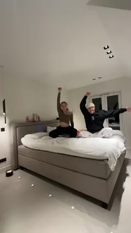 First night in our new home on Valentines Day! 🥰🥹 #newhome #firstnight #couple #couplegoals #boyfriend #foryou 