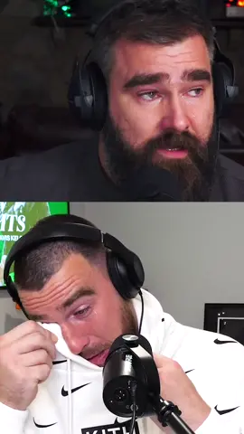 “You’re crying after the game, and they’re not tears of sadness, they’re tears of joy” Jason and Travis took us through all the emotions from the Kelce Bowl. NEW EPISODE OUT NOW. link in bio 