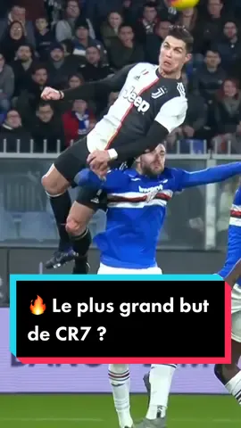 🔥🔥🔥 Quand #CR7 s'est élevé à plus de 2m50 de haut pour marquer face à la Sampdoria !!! 🤯 Le ralenti est encore plus impressionnant ! #football #ronaldo #sportstiktok
