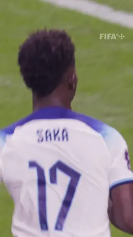 Can @Bukayo Saka find the back of the net again today? #FIFAWorldCup 