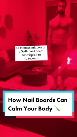 I'm a big fan of the nail board as a tool to facilitate relaxation (ironically) and a more calm/centered state. It's essentially an acupressure device supportive for developing both physical and mental stamina.  I typically stand on it for 5-10 minutes and feel dramatically more calm and centered during and afterward. Much like an ice bath, it's a great tool to regulate one's relationship to the stress response. #gravitymindpartner #gravitymindpartner #nailboardpractice #relaxation #alignmethod #aaronalexander
