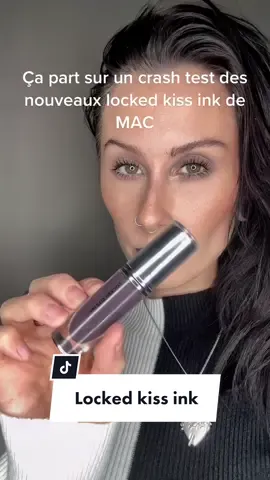 Je reste les nouveaux lipstick de chez @maccosmetics #maccosmetics #maccosmeticsfrance #lockedkissink #lipstick #liquidlipstick #crashtestmakeup #maclockedkissink