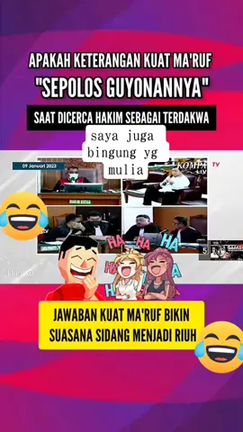 kocak banget jawaban kuat ma'ruf🤣#kuatmaruf #pelawak