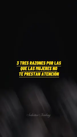 Razones por las que las mujeres no te prestan atención 🎩📝 | #seduccion #persuasion #psicologiaseductora #psicologiafemenina #artedelaseducion #caballeros #librodeseduccion #hombreseductor 