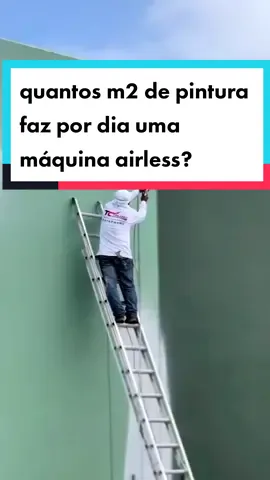 e essa pintura airless com extensor?bom o pintor ein#pintura #airless #painting#green #pintura #trabalho #pinturamecanizada 