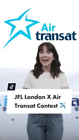 JFL London X @Air Transat CONTEST ✈️🥳 Just For Laughs is going to LONDON March 2-5 and you can too! We teamed up with Air Transat to offer one lucky comedy fan + one guest 2 round trip flights to London PLUS 2 festival passes for the entire 4 days of JFL London! ENTER NOW at the link in our bio ✨ #comedy #standup #standupcomedy #airtransat #justforlaughs #london #traveltiktok #contest #giveaway #britishcomedy 