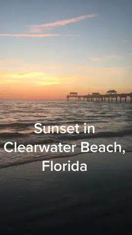 Sunset in Clearwater Beach, Florida #clearwaterbeach #clearwaterbeachflorida #clearwaterbeachfl #clearwaterflorida #clearwaterfl 