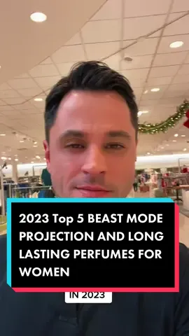 Top 5 BEAST MODE PROJECTION AND LONG LASTING PERFUMES FOR WOMEN! #fragrance #perfume #woman #girls #beastmode #foryou 