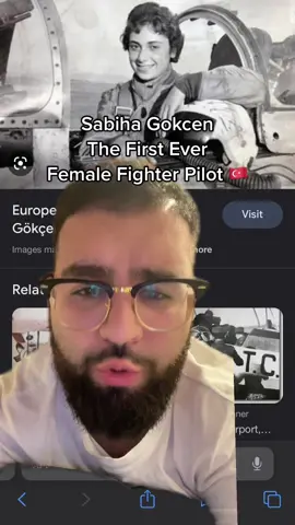 Sabiha Gokcen the first ever Female fighter pilot #sabihagokcen #ataturk  #mustafakemalatatürk #kemalatatürk #turkishhistory #turkish #cypriot #kesfet #turkiye #turkey #turkishfacts #feminismfacts #womenhistorymonth #fyp #viral #dilankurt #trending #xyzbca 
