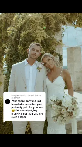 Replying to @user67939173671664 thought I’d use this comment to share some of my stunning couples🤍 100+ weddings under my belt and counting🥰 #florist #wedding #flowers #engaged 