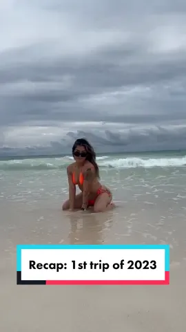 Recap, 1st trip of 2023 😊🌤️🫶🏽🏝️🌊🇲🇽❣️💃🏽 Tulum Mexico. Recuerden, todo lo bonito no se sube  ❤️‍🔥😋 #Latina #fy #fyp #Mexico #Tulum 