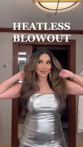 I AINT LETTING NO SNOW RUIN MY HAIR!!  Blowout tutorial on @yeshipolitoo page 🤍 #heatlessblowout #blowoututorial #heatlesshair #heatlessblowoutresults #heatlessblowouttutorial 