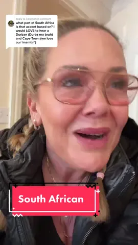 Replying to @Caronians #southafricanaccent #durban #accentqueen #sarahvalentine #actor #actors #dialectcoach #accentcoach #accentcoaching #accentchallenge #dialectcoaching #actress #accentcoachsarahvalentine   #learnaccents #actorslife #dialects #cockneyaccent #accenthelp #britishrp #britishrpaccent #irishaccent #scouseaccent #scottishaccent #welshaccent #americanaccent #southernaccent #frenchaccent #russianaccent #southafricanaccent #accents  #accentmasterclass #actorsaccentcoach 