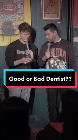 Good or Bad Dentist?? #standup #fyp #jokes #crowdwork #mattrife #dentist #standupcomedy #improv #fypシ 