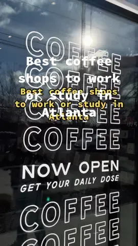 Daily Dose is one of my favorite coffee shops in Atlanta. Its a small space so seating can be limited at times! I always order the chai latte 😍 #atlantacoffeeshops #dailydosecoffee #atlanta #coffeeshops 